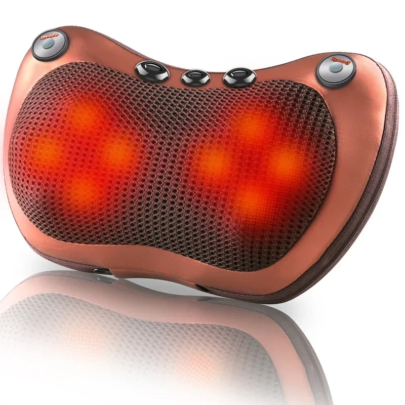 Neck Massager Home Car Neck Cervical Massage Electric Multifunctional Massage Pillow Waist Back Relaxation Device