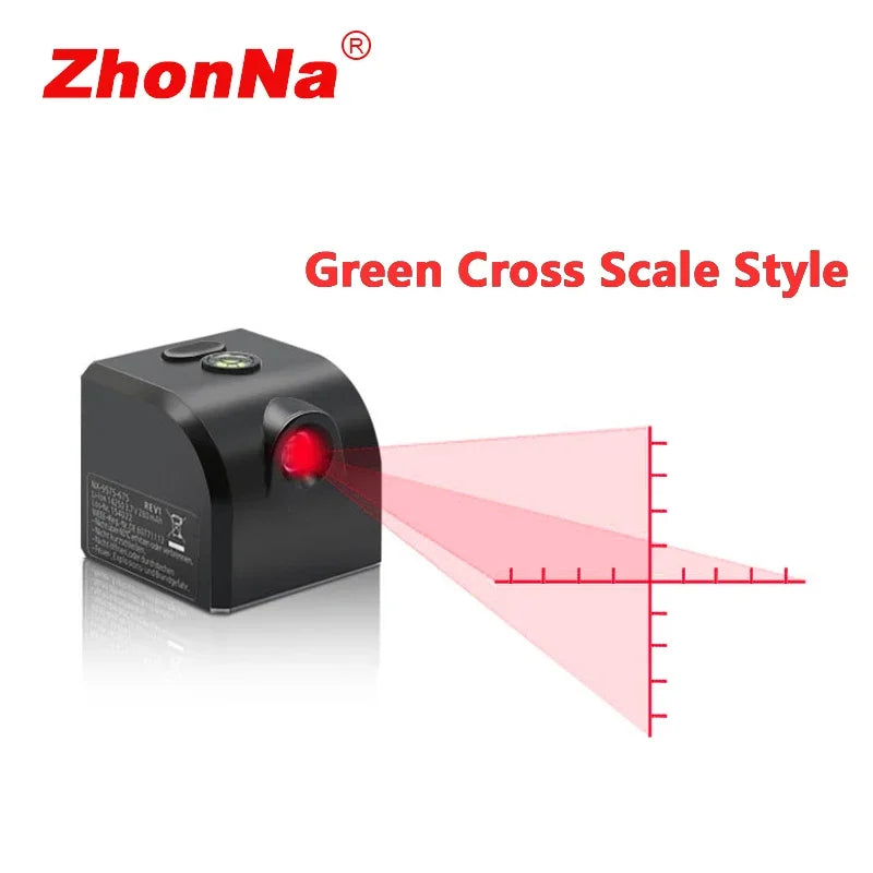 Powerful Laser Level Mini Horizontal And Vertical Cross Lines Super Green Portable Laser Level Location Line For USB Charge DIY