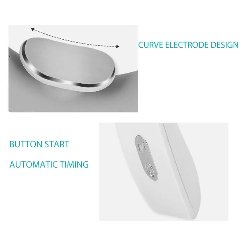 Cervical Massager Protable Mini Neck Shoulder Massager Deep Massage Neck Warm Pressing Neck Pressing Care