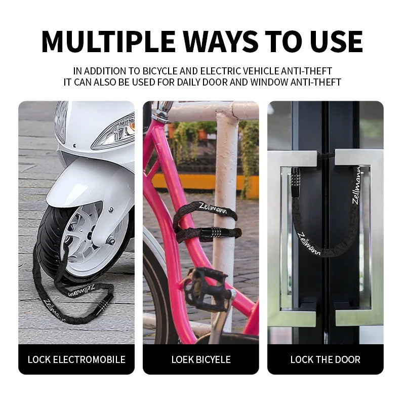 State Bicycle Co. - Steel Chain Combo Lock