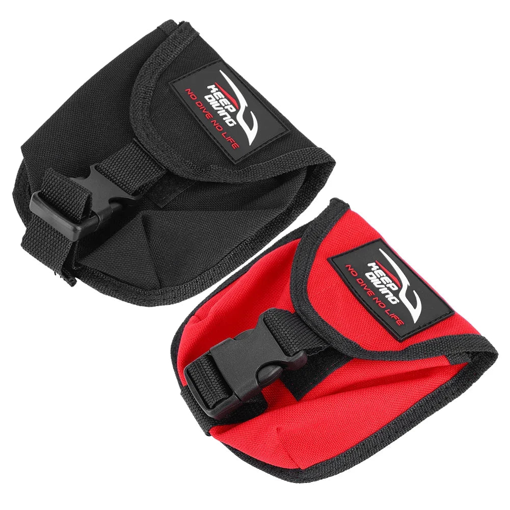 KEEP DIVING Diving Weight Pocket 2KG Scuba Diving Weight Belt Pocket with Quick Release Buckle
