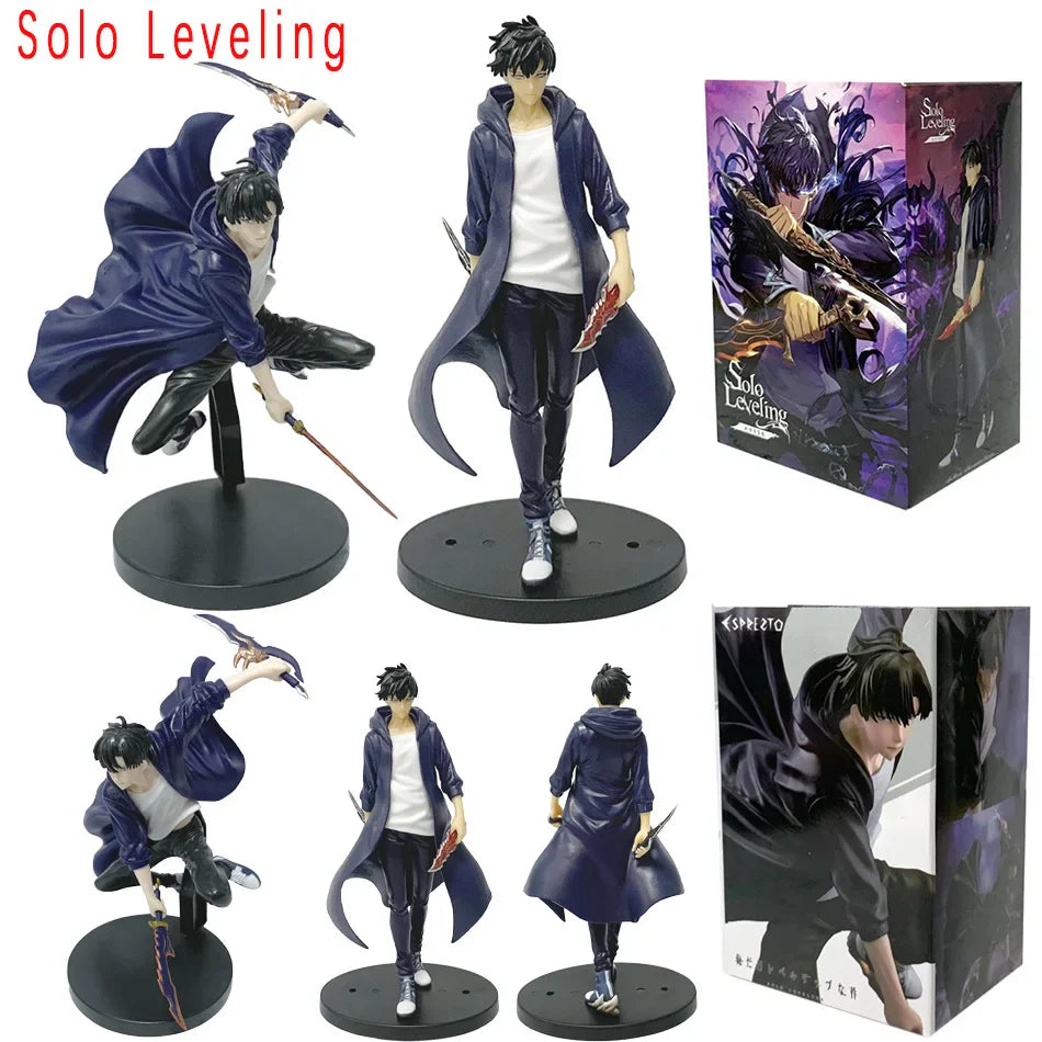 Solo Leveling Sung Jin woo Anime Figure Ore dake Level Up na Ken Shun Mizushino Anime Figures Collectible Model Doll Toys Gifts