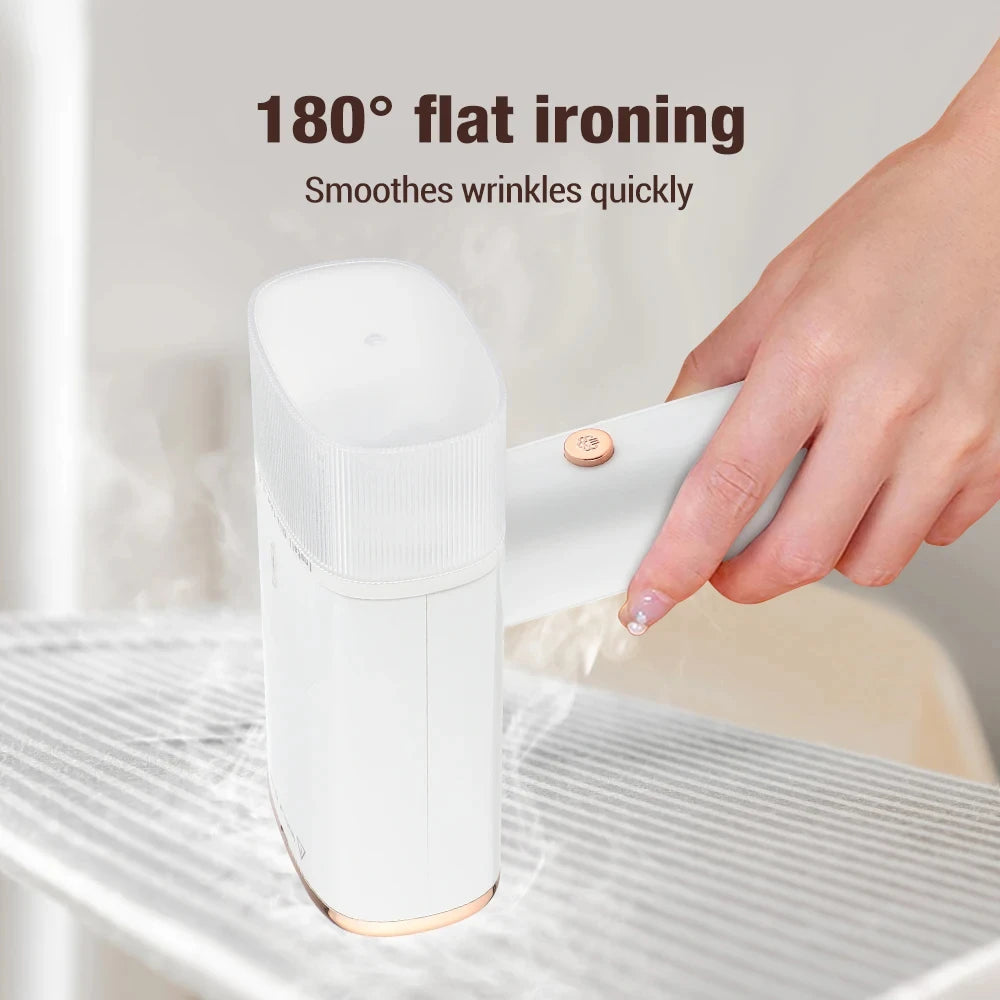 HOMEFISH Garment Steamers 130ml Handheld Fabric Steamer Fast-Heat 1000W Iron Steam Cleaner for Home Travelling Portable