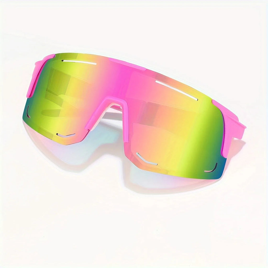 Sports Wrap Around Sunglasses For Women Men Large One Piece Sun Shades For Cycling Fishing Skiing Fashion Sun Glasses UV400