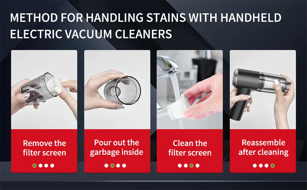 2-in-1 Handheld Vacuum & Air Duster