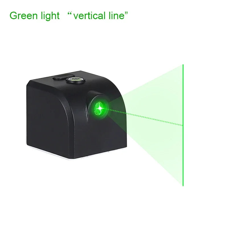 Powerful Laser Level Mini Horizontal And Vertical Cross Lines Super Green Portable Laser Level Location Line For USB Charge DIY