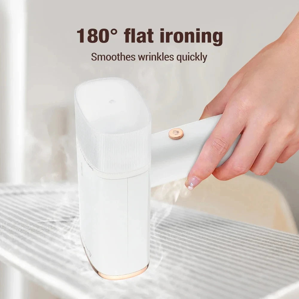 HOMEFISH Garment Steamers 130ml Handheld Fabric Steamer Fast-Heat 1000W Iron Steam Cleaner for Home Travelling Portable