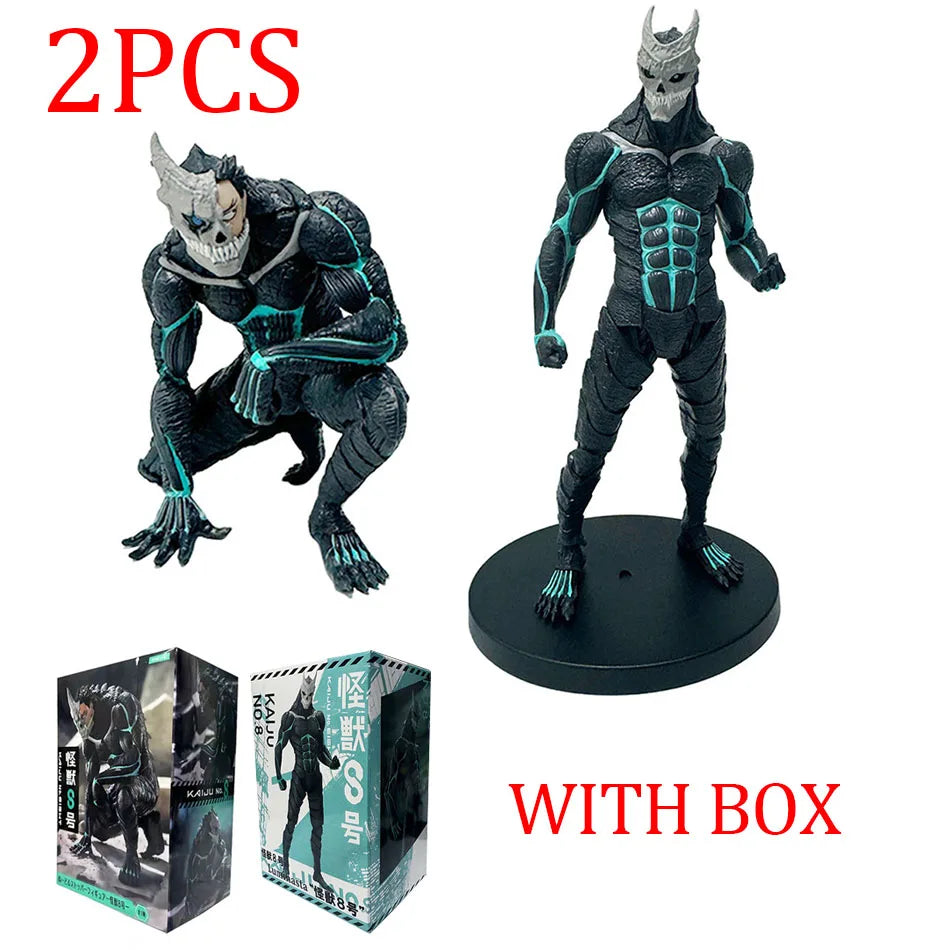 Hot 21cm Kaiju Number Eight Figure Kafka Hibino Stands Monster Form No. 8 Anime Decoration Model Ornaments