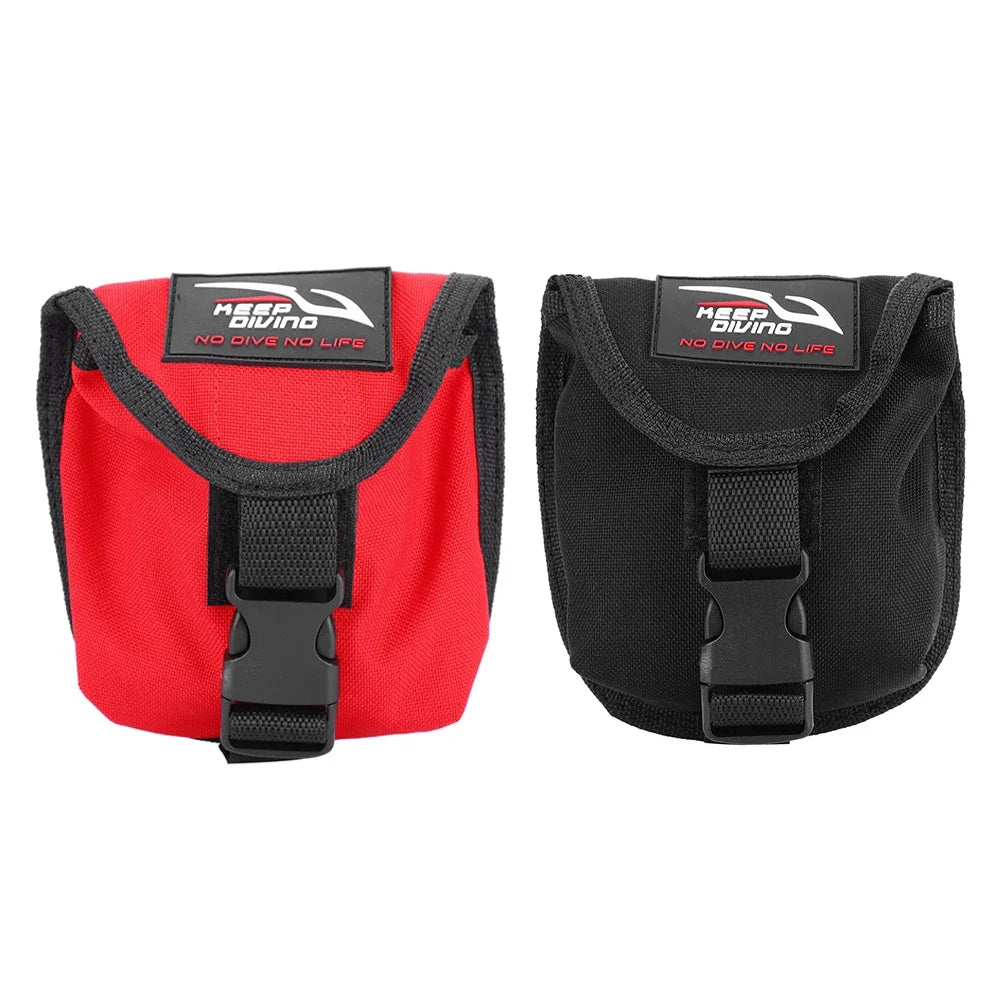 KEEP DIVING Diving Weight Pocket 2KG Scuba Diving Weight Belt Pocket with Quick Release Buckle