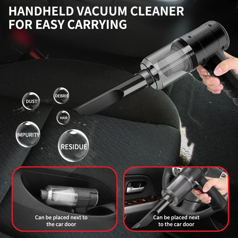 2-in-1 Handheld Vacuum & Air Duster