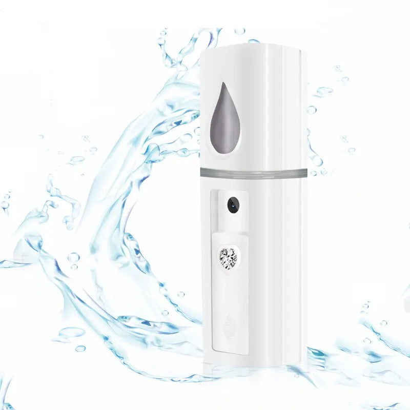 NANO FACIAL MISTER PORTABLE MINI FACE MIST HANDY SPRAYER COOL FACIAL STEAMER