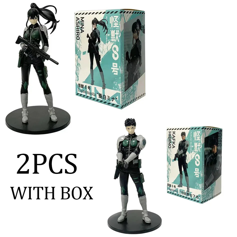 Hot 21cm Kaiju Number Eight Figure Kafka Hibino Stands Monster Form No. 8 Anime Decoration Model Ornaments
