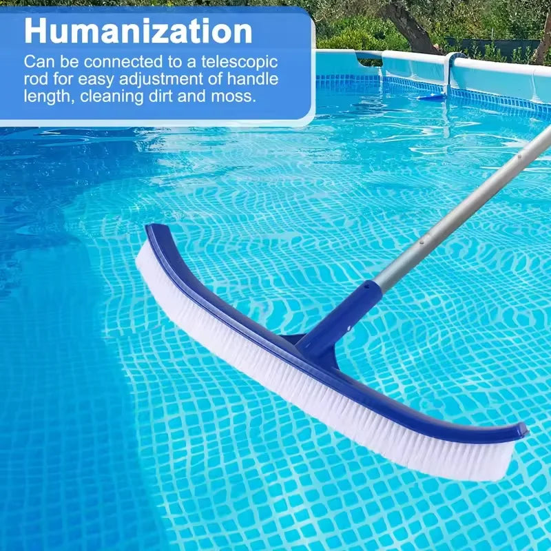 Professional 18'' Swiming Pool Brush Head Cleaning Spa Tools Equipment Accessories