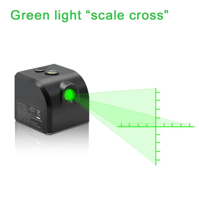 Powerful Laser Level Mini Horizontal And Vertical Cross Lines Super Green Portable Laser Level Location Line For USB Charge DIY