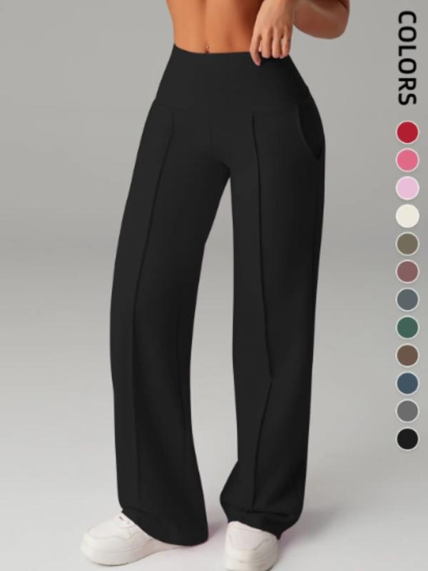 👖 Valeria Pants – High-Waisted, Office & Gym, Stretch, Flattering Fit