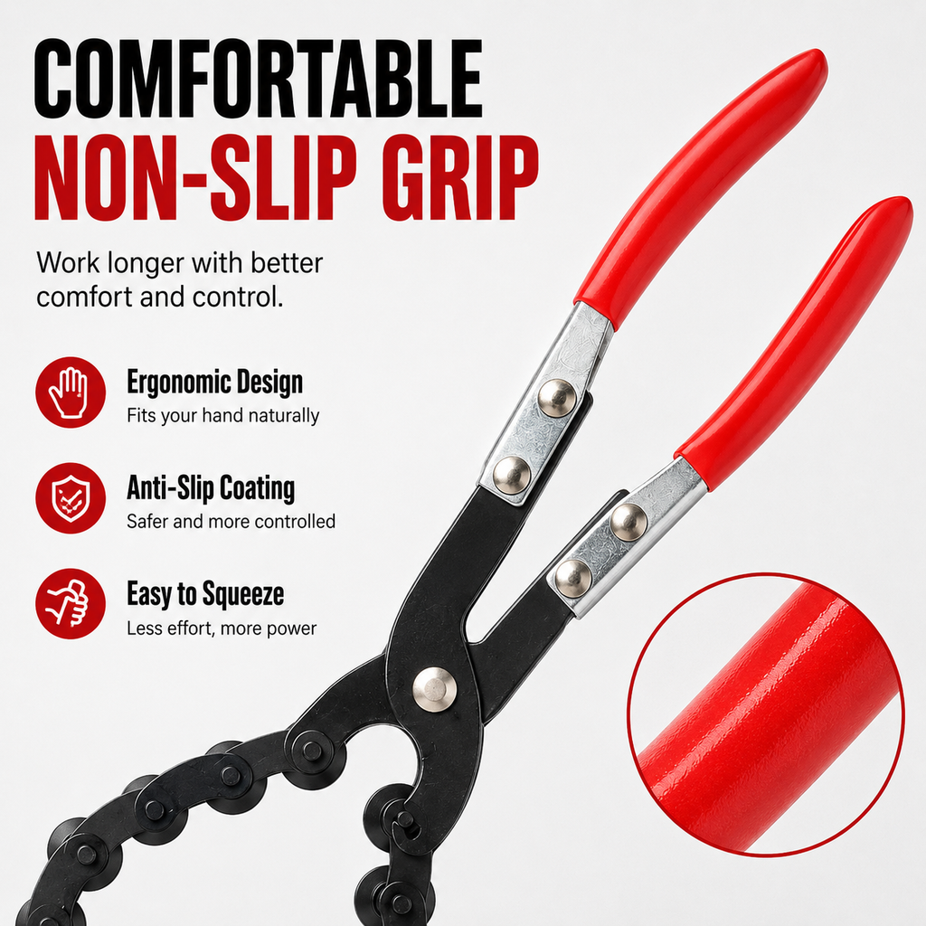 ⚡Exhaust Cutter, Cuts 3/4" to 3-1/4" Pipe, Durable Chain Cutter Tool