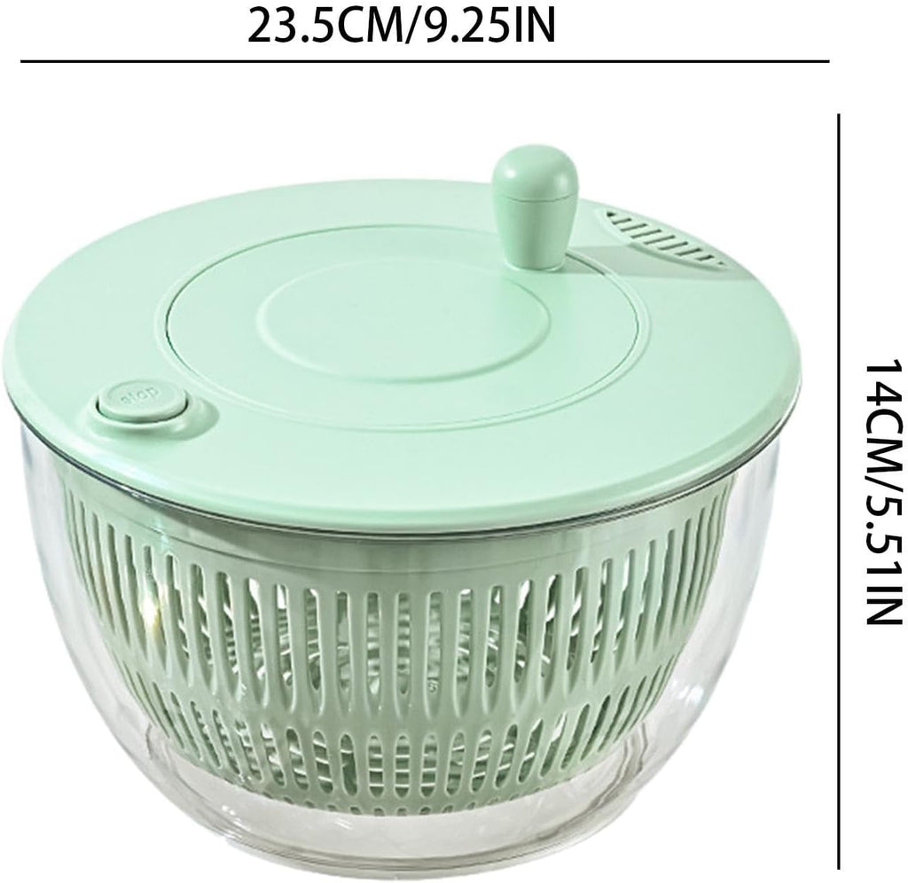 Salad Spinner Large, 3 IN 1 Vegetable and Fruit Washing Bowl with Strainer