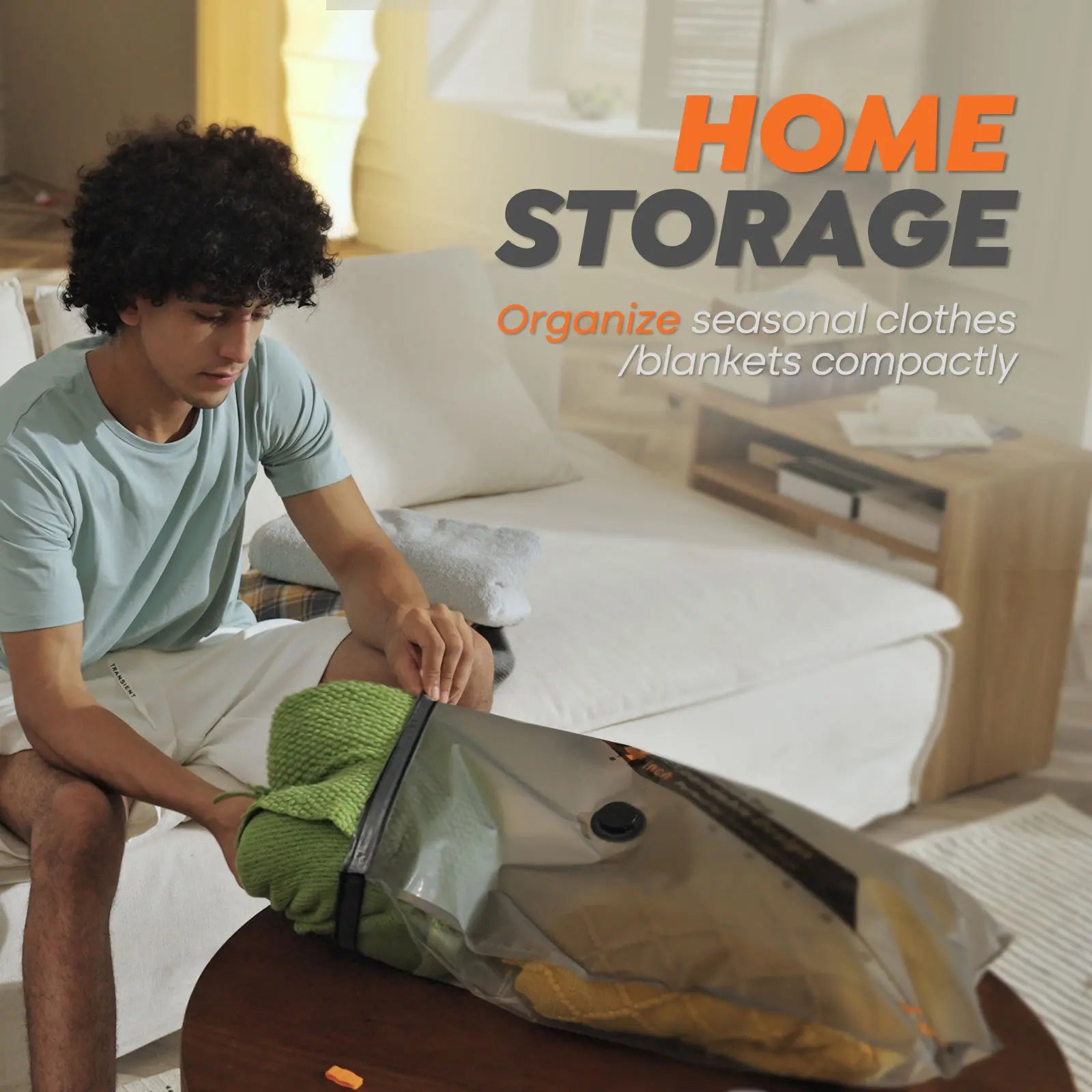 🔥Summer Vibes – X8 Cordless Vacuum Pump + 20 Bags, Rechargeable, Space Saver for Travel & Home