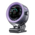 Rechargeable Portable Clip on Fan-100-Speed Touch Control, LED Display, 360° Rotate Quiet Turbo Desk Fan, Small Battery Operated USB Fan for Stroller Bed Travel Camping Golf Gym