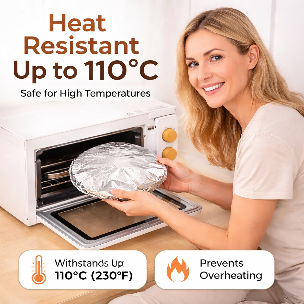 Aluminum Foil Heat Shield Covers – No Plastic 🥘